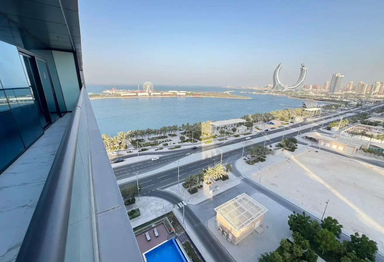BRAND NEW 2-Bedroom apartment Fully Furnished, for rent in Lusail MARINA