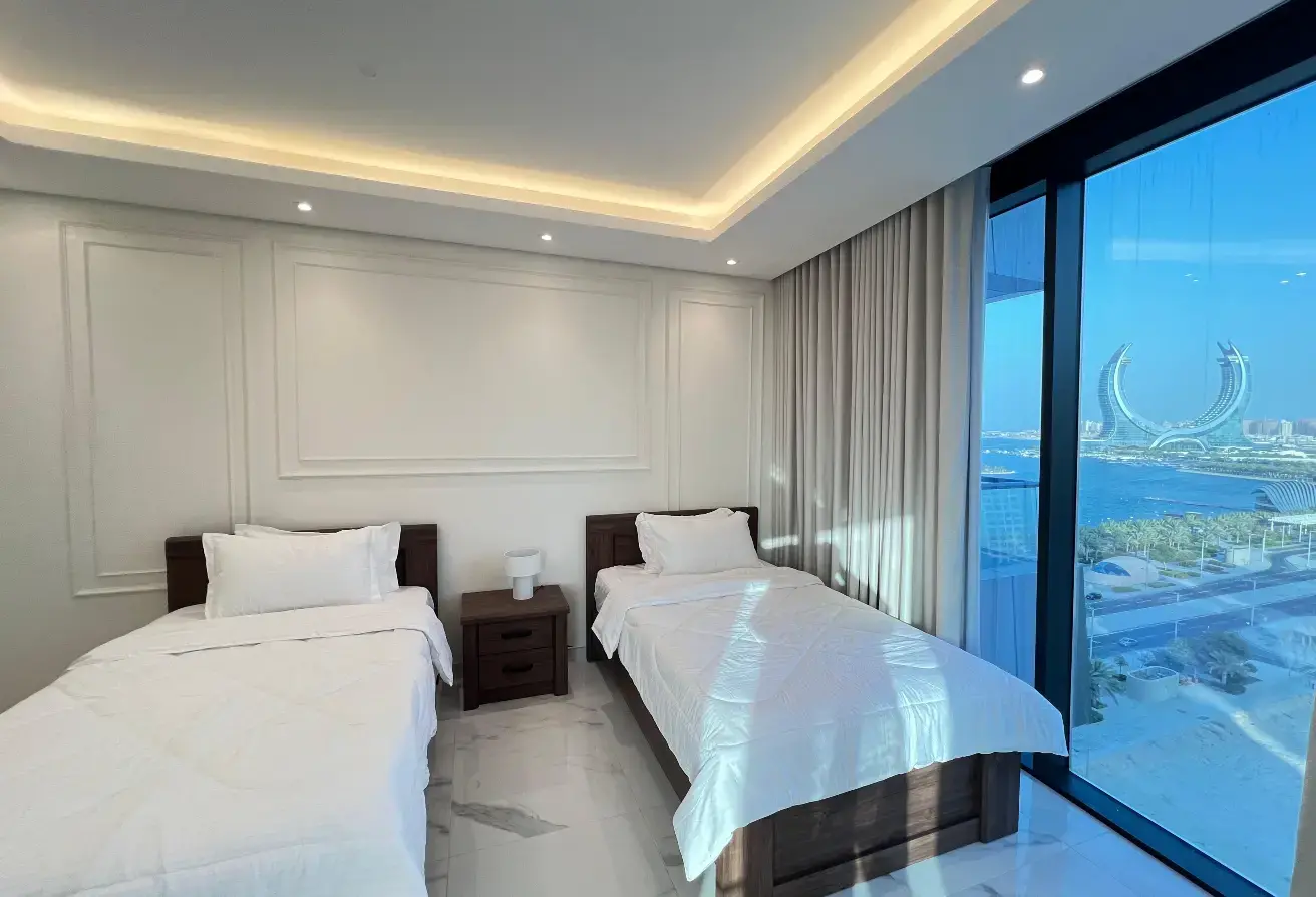 BRAND NEW 2-Bedroom apartment Fully Furnished, for rent in Lusail MARINA