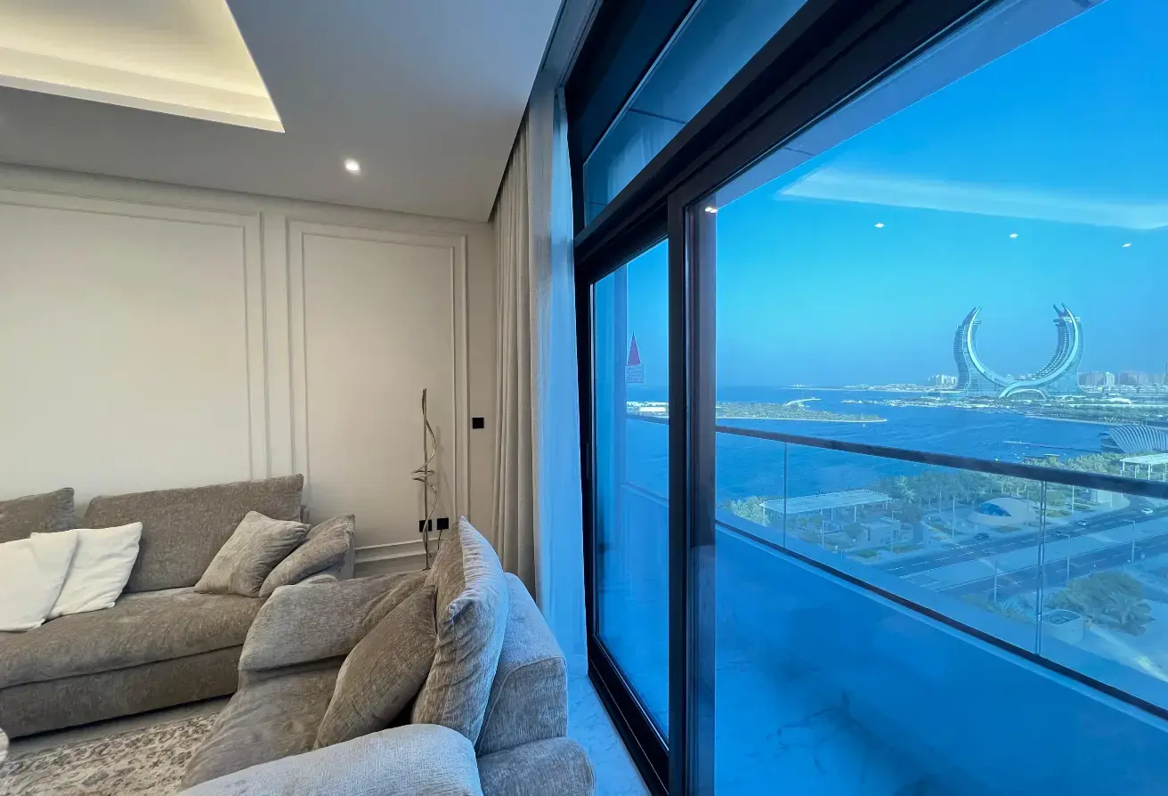 BRAND NEW 2-Bedroom apartment Fully Furnished, for rent in Lusail MARINA