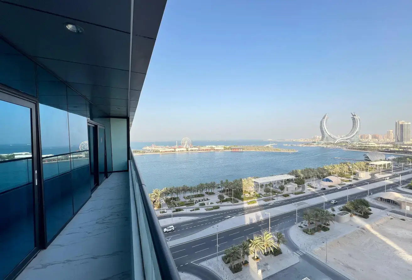 BRAND NEW 2-Bedroom apartment Fully Furnished, for rent in Lusail MARINA